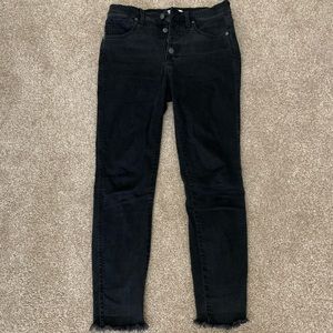Madewell Button Front Jeans